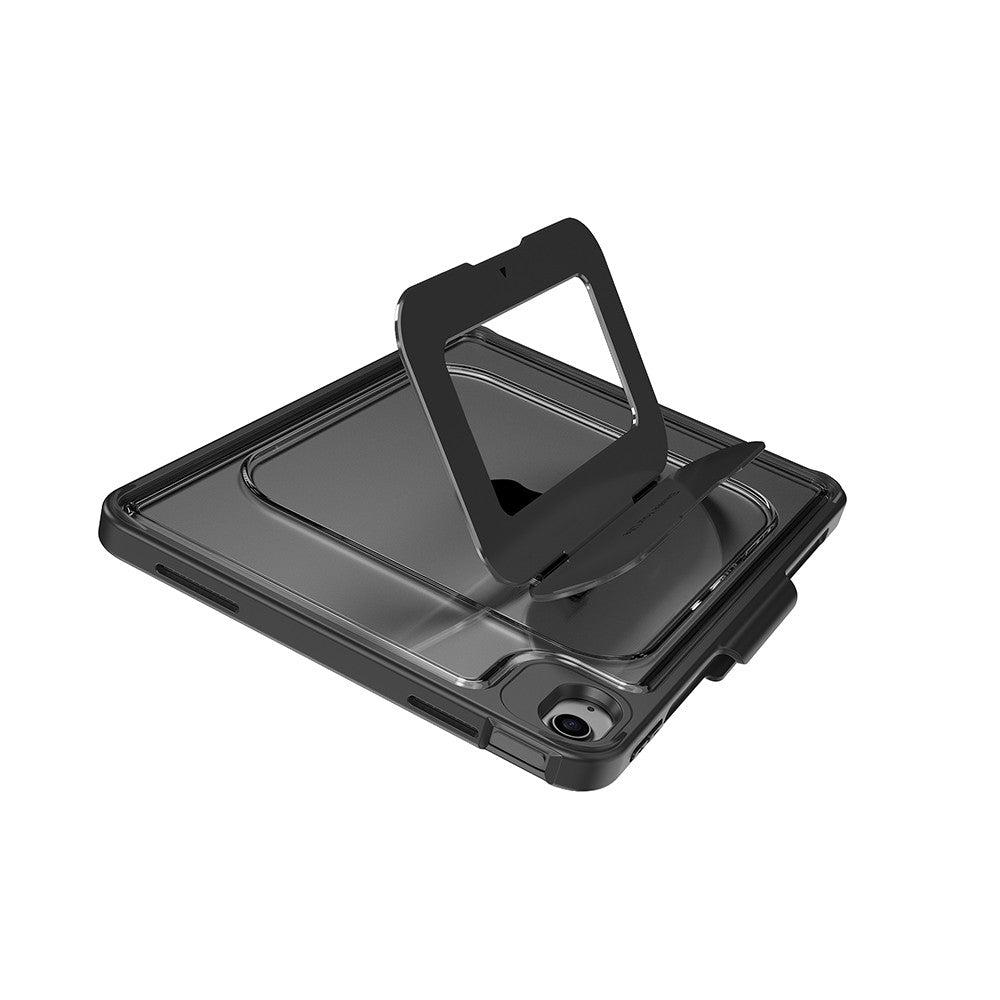 Apple iPad Air 11 2024 Mutural AlloyKick Serisi Kalem Bölmeli Alüminyum Standlı Tablet Kılıfı