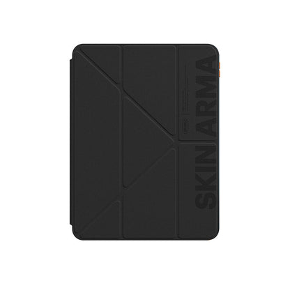 Apple iPad Air 11 2025 M3 Kılıf SkinArma Kabartma Baskı Tasarımlı 360 Tam Koruma Arkası Şeffaf Standlı Gamma Kılıf