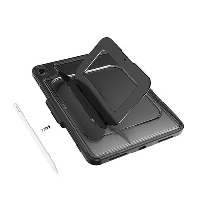 Apple iPad Air 11 2025 M3 Mutural AlloyKick Serisi Kalem Bölmeli Alüminyum Standlı Tablet Kılıfı
