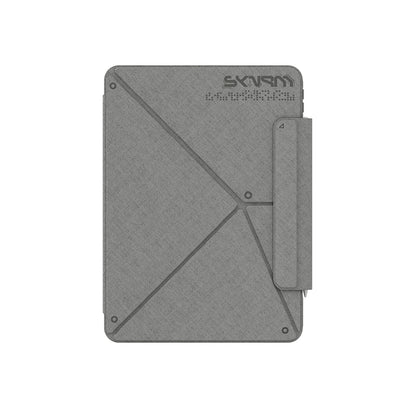 Apple iPad Air 11 2026 M4 Kılıf Skinarma Kalemlikli Dokulu Tasarım Standlı Magnetik Trilon Kılıf