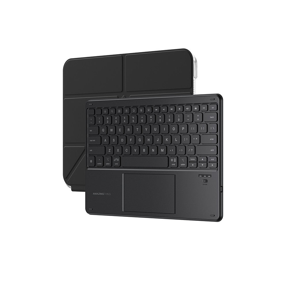 Apple iPad Air 13 2025 M3 Amazingthing Minimal KeyLite Combo Klavyeli Standlı Kılıf