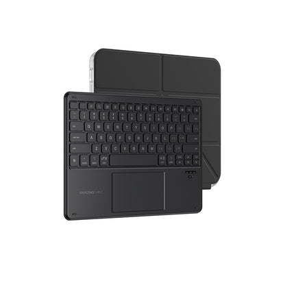Apple iPad Air 13 2025 M3 Amazingthing Minimal KeyLite Combo Klavyeli Standlı Kılıf
