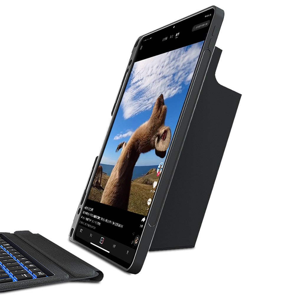 Apple iPad Air 13 2025 M3 Wiwu MagTouch Serisi Gizli Kalem Bölmeli Klavyeli Kılıf