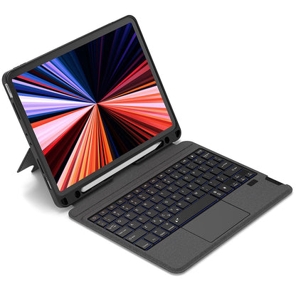 Apple iPad Air 13 2025 M3 Wiwu MagTouch Serisi Gizli Kalem Bölmeli Klavyeli Kılıf