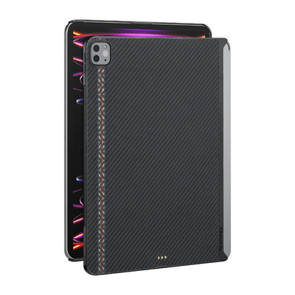 Apple iPad Pro 11 2021 (3.Nesil) Kılıf Aramid Fiber Pitaka Ultra-Slim Classic Serisi Tablet Kapak