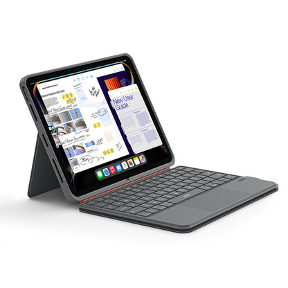 Apple iPad Pro 11 2025 M5 Wiwu MK-005 Combo 3in1 Kalem Bölmeli Klavyeli Standlı Kılıf
