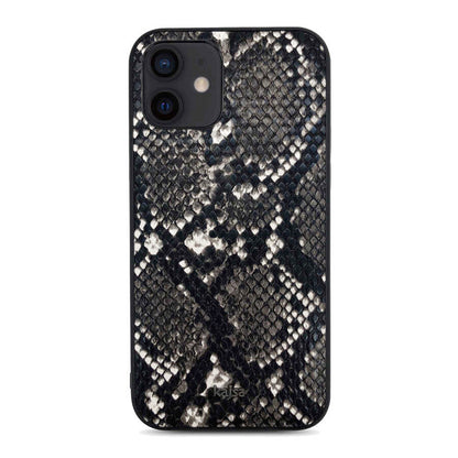 Apple iPhone 12 Kılıf Kajsa Glamorous Serisi Snake Pattern Kapak