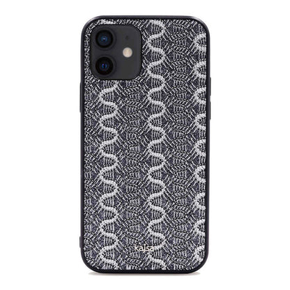 Apple iPhone 12 Kılıf Kajsa Glamorous Serisi Waterfall Pattern Kapak