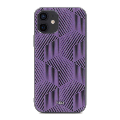 Apple iPhone 12 Kılıf Kajsa Splendid Serisi 3D Cube Kapak