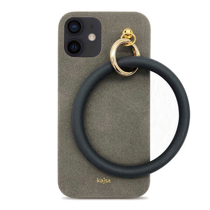 Apple iPhone 12 Kılıf Kajsa Splendid Serisi Morandi Ring Kapak