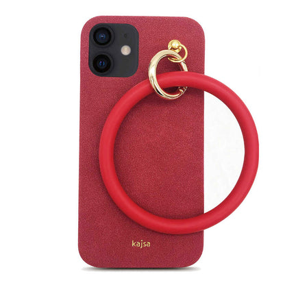 Apple iPhone 12 Kılıf Kajsa Splendid Serisi Morandi Ring Kapak