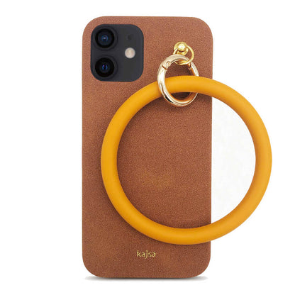 Apple iPhone 12 Kılıf Kajsa Splendid Serisi Morandi Ring Kapak