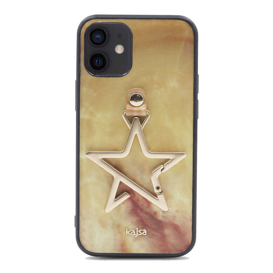 Apple iPhone 12 Kılıf Kajsa Starry Serisi Marble Kapak
