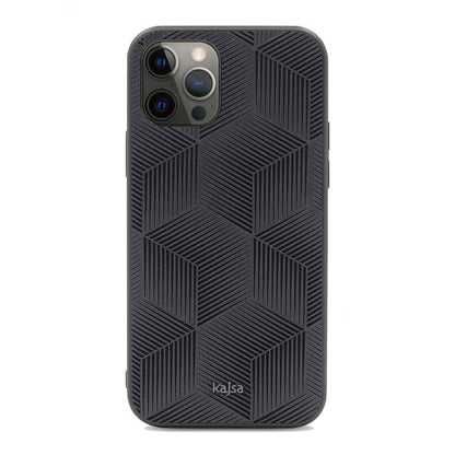 Apple iPhone 12 Pro Max Kılıf Kajsa Splendid Serisi 3D Cube Kapak