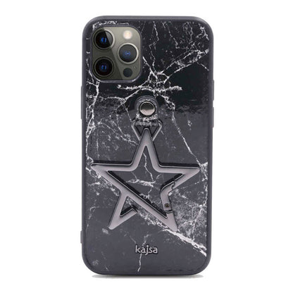 Apple iPhone 12 Pro Max Kılıf Kajsa Starry Serisi Marble Kapak