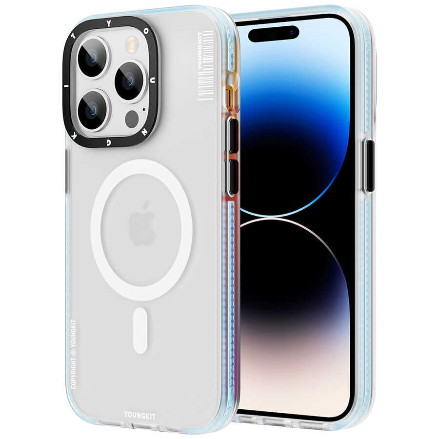 Apple iPhone 12 Pro Max Kılıf M-safe Şarj Özellikli Youngkit Jane Sand Serisi Kapak