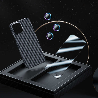 Apple iPhone 13 Kılıf Benks Aramid M-safe 3 in 1 Set