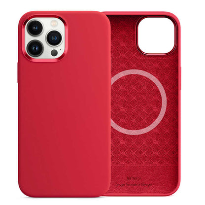Apple iPhone 13 Pro Kılıf Wiwu M-safe Magnetic Silikon Kapak