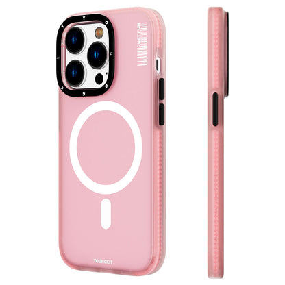 Apple iPhone 13 Pro Max Kılıf M-safe Şarj Özellikli Youngkit Colored Sand Serisi Kapak