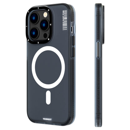 Apple iPhone 13 Pro Max Kılıf M-safe Şarj Özellikli Youngkit Colored Sand Serisi Kapak