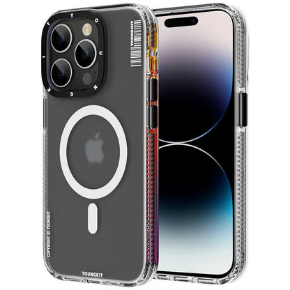 Apple iPhone 13 Pro Max Kılıf M-safe Şarj Özellikli Youngkit Jane Sand Serisi Kapak