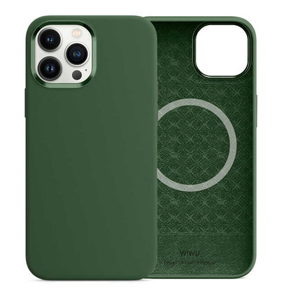 Apple iPhone 13 Pro Max Kılıf Wiwu M-safe Magnetic Silikon Kapak