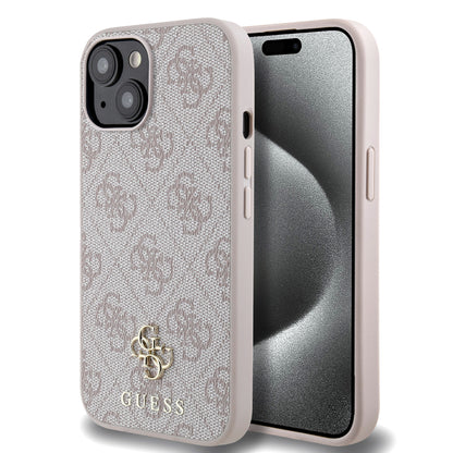 Apple iPhone 14 Kılıf Guess Orjinal Lisanslı M-safe Şarj Özellikli Small 4G Classic Kapak