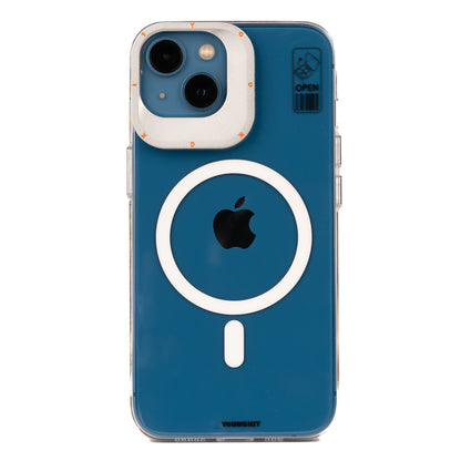 Apple iPhone 14 Kılıf M-safe Şarj Özellikli Standlı YoungKit Hermit Bracket Serisi Kapak
