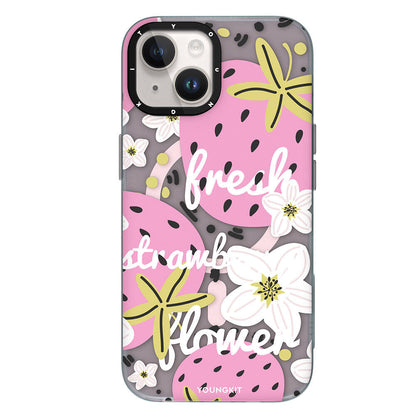 Apple iPhone 14 Kılıf M-safe Şarj Özellikli Yaz Meyvesi Desenli Youngkit Fruity Flavour Serisi Kapak