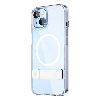 Apple iPhone 14 Plus Kılıf Standlı M-safe Wireless Şarj Özellikli Wiwu Aurora Serisi Kapak