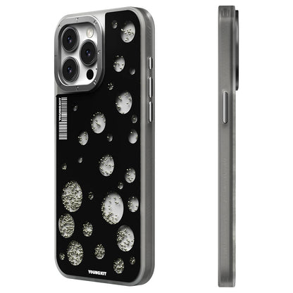 Apple iPhone 14 Pro Kılıf M-safe Şarj Özellikli Youngkit Quicksand Beads Serisi Kapak