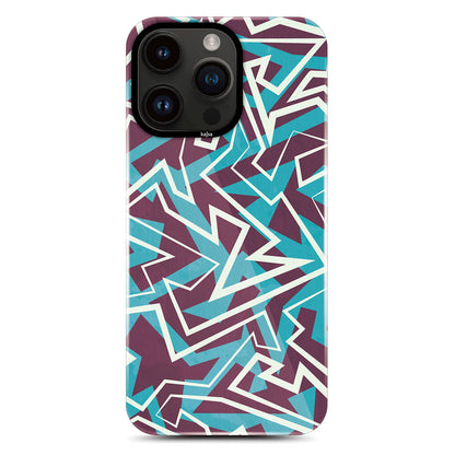Apple iPhone 14 Pro Max Kılıf HD Desenli Kajsa Shield Plus Grafiti Serisi Kapak