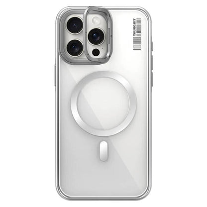 Apple iPhone 14 Pro Max Kılıf M-safe Şarj Özellikli Sararma Önleyici Youngkit Crystal Grid Kapak