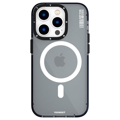 Apple iPhone 14 Pro Max Kılıf M-safe Şarj Özellikli YoungKit Crystal Color Serisi Kapak