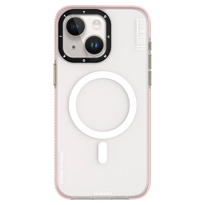 Apple iPhone 15 Kılıf M-safe Şarj Özellikli Youngkit Jiansha Serisi Kapak