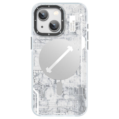 Apple iPhone 15 Kılıf M-safe Şarj Özellikli YoungKit Technology Serisi Kapak