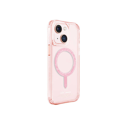 Apple iPhone 15 Kılıf SkinArma Şeffaf Airbag Tasarımlı M-safe Şarj Özellikli Saido Kapak