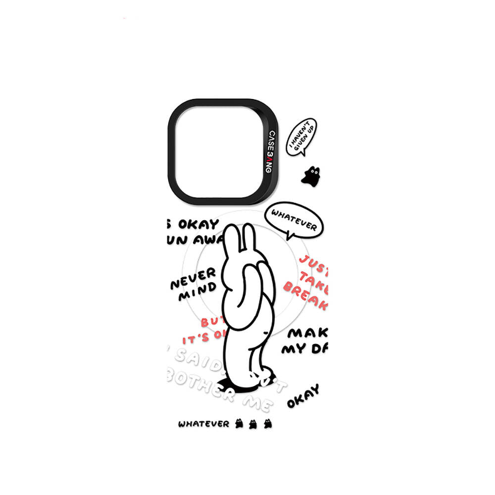 Apple iPhone 15 M-safe Şarj Özellikli Casebang Chill Out Serisi Mıknatıslı Arka Panel