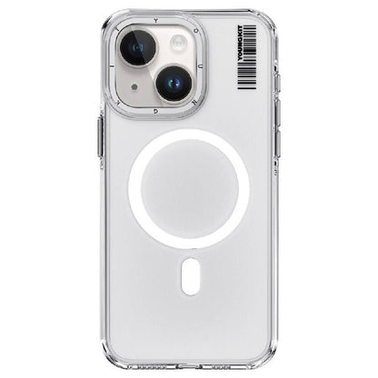 Apple iPhone 15 Plus Kılıf M-safe Şarj Özellikli Şeffaf Youngkit Crystal Shield Serisi Kapak