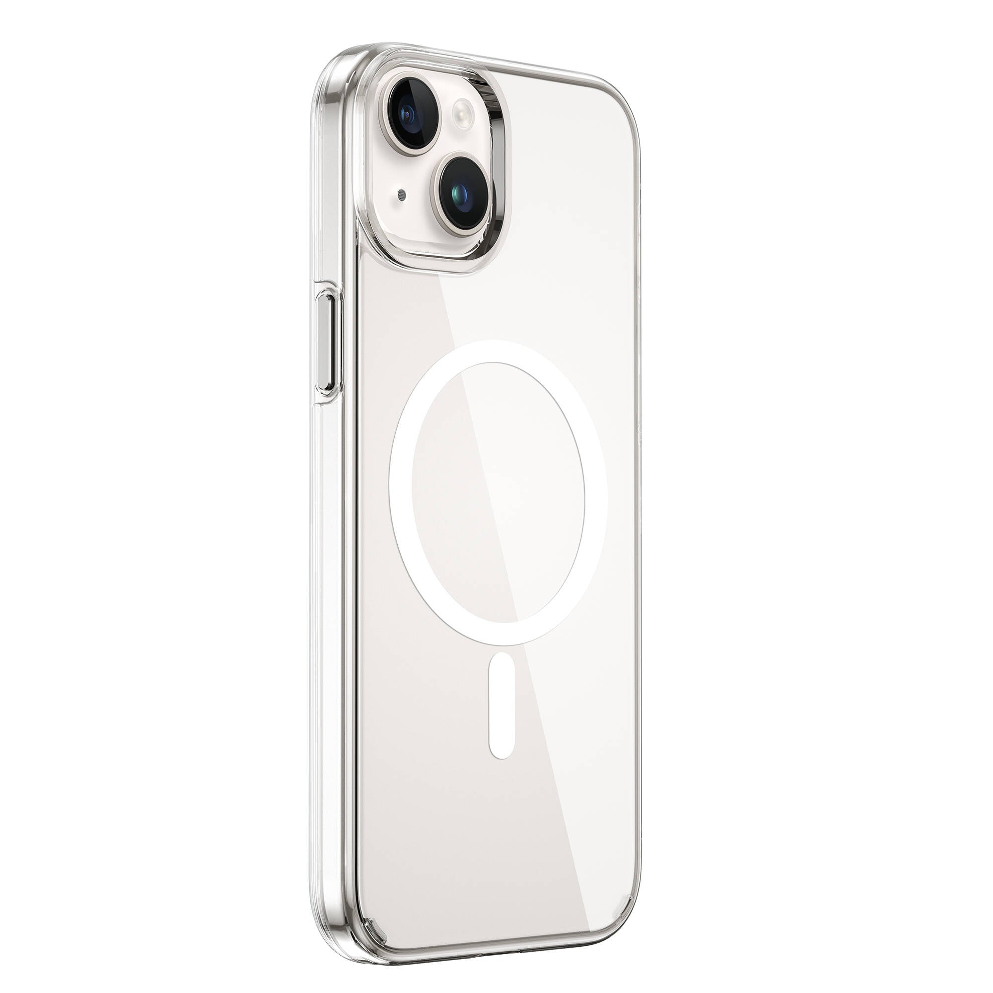 Apple iPhone 15 Plus Kılıf Wiwu FYY-014 M-safe Şarj Özellikli Şeffaf Kapak