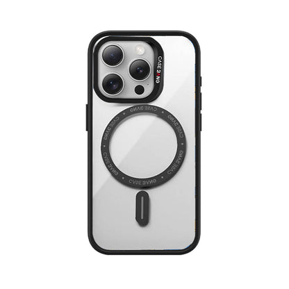 Apple iPhone 15 Pro Kılıf M-safe Şarj Özellikli Casebang Body Frame Kapak