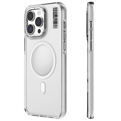 Apple iPhone 15 Pro Kılıf M-safe Şarj Özellikli Şeffaf Youngkit Crystal Shield Serisi Kapak