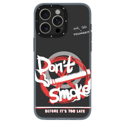 Apple iPhone 15 Pro Kılıf M-safe Şarj Özellikli Shu Tasarımlı Youngkit City Serisi Kapak