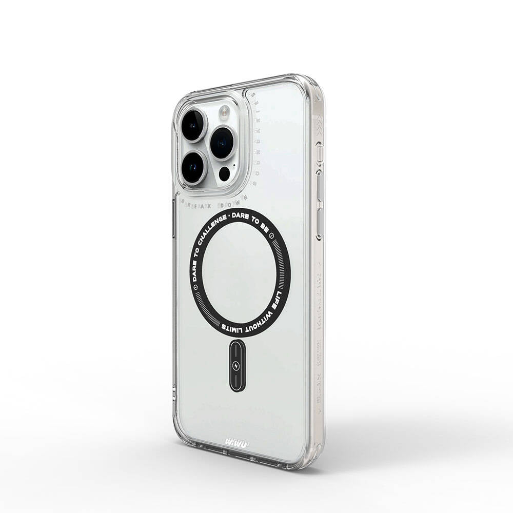 Apple iPhone 15 Pro Kılıf M-safe Şarj Özellikli Wiwu Basic Color J Serisi Kapak
