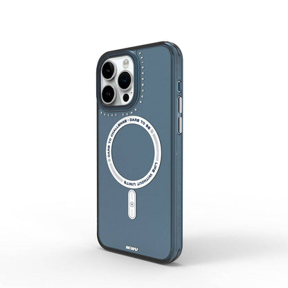 Apple iPhone 15 Pro Kılıf M-safe Şarj Özellikli Wiwu Basic Color J Serisi Kapak
