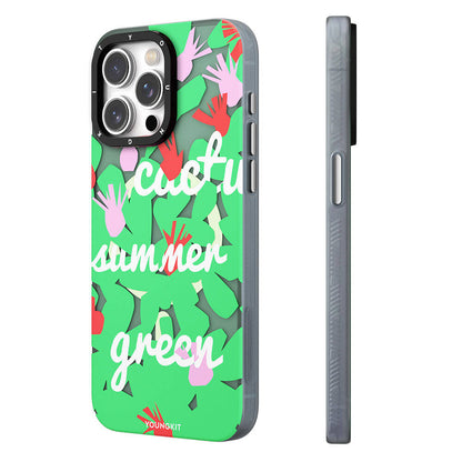 Apple iPhone 15 Pro Kılıf M-safe Şarj Özellikli Yaz Meyvesi Desenli Youngkit Fruity Flavour Serisi Kapak