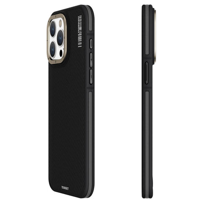 Apple iPhone 15 Pro Kılıf M-safe Şarj Özellikli YoungKit 600D Kevlar Kapak