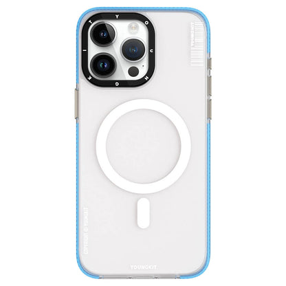 Apple iPhone 15 Pro Kılıf M-safe Şarj Özellikli Youngkit Jiansha Serisi Kapak