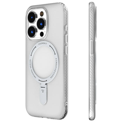 Apple iPhone 15 Pro Kılıf M-safe Şarj Özellikli Youngkit Rock Serisi Kapak