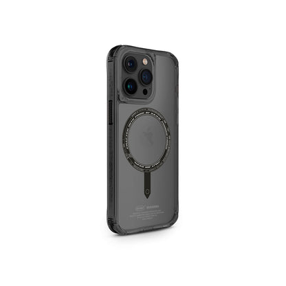 Apple iPhone 15 Pro Kılıf SkinArma Şeffaf Airbag Tasarımlı M-safe Şarj Özellikli Saido Kapak